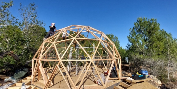 Construction domes en bois